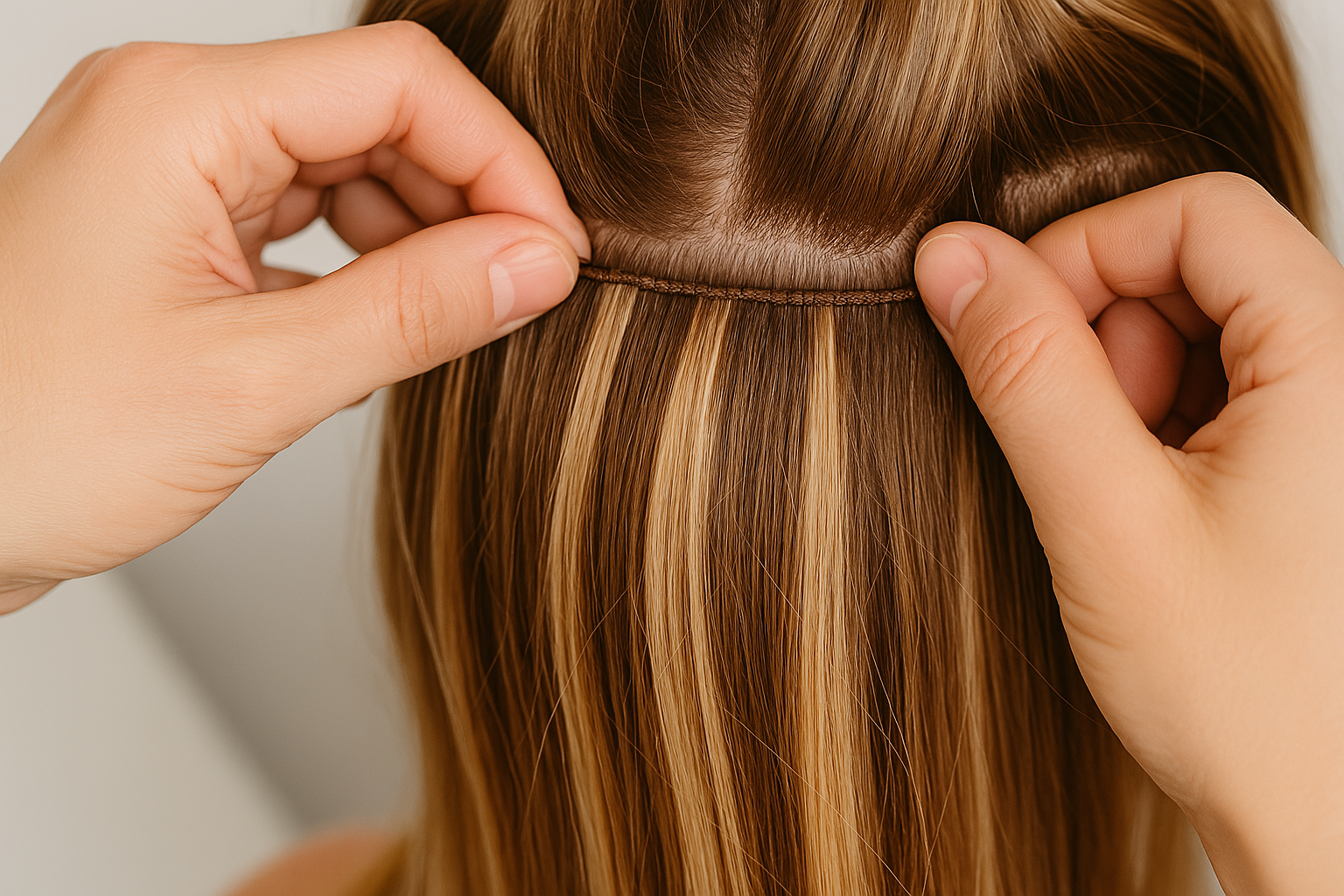 Hair extensions example