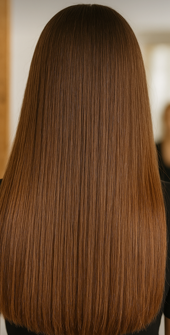 Hair smoothing example